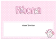Large DL Birthday RHONA insert