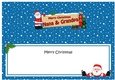 Large DL Merry Christmas NANA and GRANDPA insert