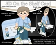 3D On the Shelf Card Kit - Older Man Hollis has Butterflies & Flowers