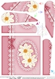A Touch of Elegance Flowers Pearls and Lace Fan Pyramage Topper