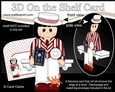 3D On the Shelf Card Kit - Little Smile for the Camera Seaside Photographer Debra