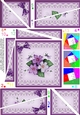 Pretty Viola Quick Card with Twisted Spiral Side Stacker