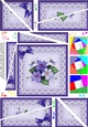 Pretty Viola Quick Card with Twisted Spiral Side Stacker