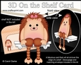 3D On the Shelf Card Kit - Cute Little Hedgehog Tink