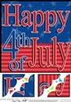 4th July Independence Day Scalloped Corner Topper