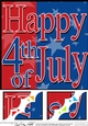 4th July Independence Day Scalloped Corner Topper