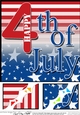 4th July Independence Day Scalloped Corner Topper