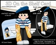 3D On the Shelf Card Kit - La Dame de Pain Adelise is the French Bread Seller