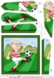 Old Man Bert plays Football Fan Pyramage Topper