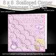 8 x 8 Congratulations to a Proud New Mum Scalloped Corner Kit