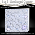 8 x 8 Congratulations to a Proud New Mum Scalloped Corner Kit