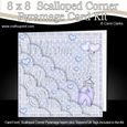 8 x 8 Welcome to your New Little Prince Scalloped Corner Kit