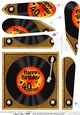 40th Birthday Record Fan Pyramage Topper