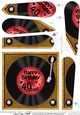 40th Birthday Record Fan Pyramage Topper