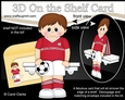 3D On the Shelf Card Kit - Little Footballer Ignacio plays for Middlesbrough