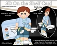 3D On the Shelf Card Kit - Cute Little Boy Lyam has Butterflies & Flowers