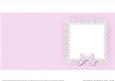Square Pearls and Lace Card Front or Insert