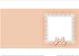 Square Pearls and Lace Card Front or Insert