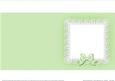 Square Pearls and Lace Card Front or Insert