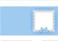 Square Pearls and Lace Card Front or Insert