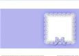 Square Pearls and Lace Card Front or Insert
