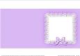 Square Pearls and Lace Card Front or Insert
