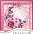 8 x 8 Spring Flowers Twisted Tunnel Card Kit