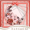 8 x 8 Spring Flowers Twisted Tunnel Card Kit