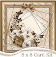 8 x 8 Spring Flowers Twisted Tunnel Card Kit