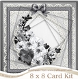 8 x 8 Spring Flowers Twisted Tunnel Card Kit