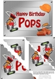 5x7 Handyman Tools Happy Birthday POPS Scallop Corner