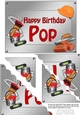 5x7 Handyman Tools Happy Birthday POP Scallop Corner