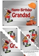 5x7 Handyman Tools Happy Birthday GRANDAD Scallop Corner