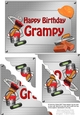 5x7 Handyman Tools Happy Birthday GRAMPY Scallop Corner