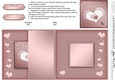 Elegant Hearts No-Hole Fold Back Card