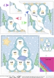Christmas Penguin Tree Felties Wavy Corner side stacker Topper
