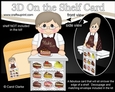 3D On the Shelf Card Kit - The Cake Shop Amos serves a delicious slice of Gateaux