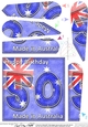 Flying the Flag AUSTRALIA 50th Birthday Fan Pyramage Topper
