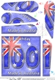 Flying the Flag AUSTRALIA 100th Birthday Fan Pyramage Topper