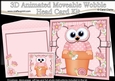 3D Animated Moveable Wobble Head Card Kit - Flower Pot Friends Little Hoot Owl