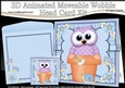 3D Animated Moveable Wobble Head Card Kit - Flower Pot Friends Little Hoot Owl