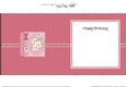 A Touch of Elegance Butterflies, Flowers Pearls and Lace square landscape insert