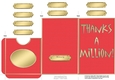 Thanks a Million Lottery Wallet Card