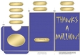 Thanks a Million Lottery Wallet Card
