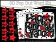 3D Happy Birthday GRANDAD Stars with Ages 50 to 100 Pop Out Word Card