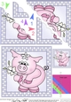 Little Princess Piggywig Scalloped Corner Stacker
