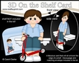 3D On the Shelf Card Kit - Kalon has a Toy Scooter