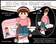 3D On the Shelf Card Kit - Shay has a Toy Scooter