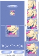 Hunney Bear Rosie has a Christmas Star - No-Hole Easy Over the Edge Card & Spiral Pyramid Topper