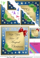 Elegant Christmas Greetings Scallop Corner side stacker Topper